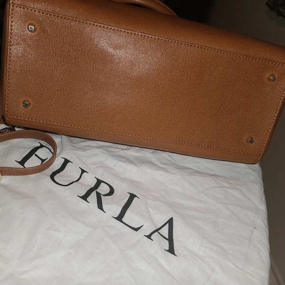 Cognac Furla Leather Purse - Picture 5 of 6